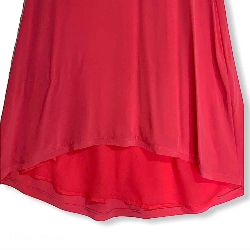 Armani exchange pink silk high low dress size 2 - Picture 4 of 8